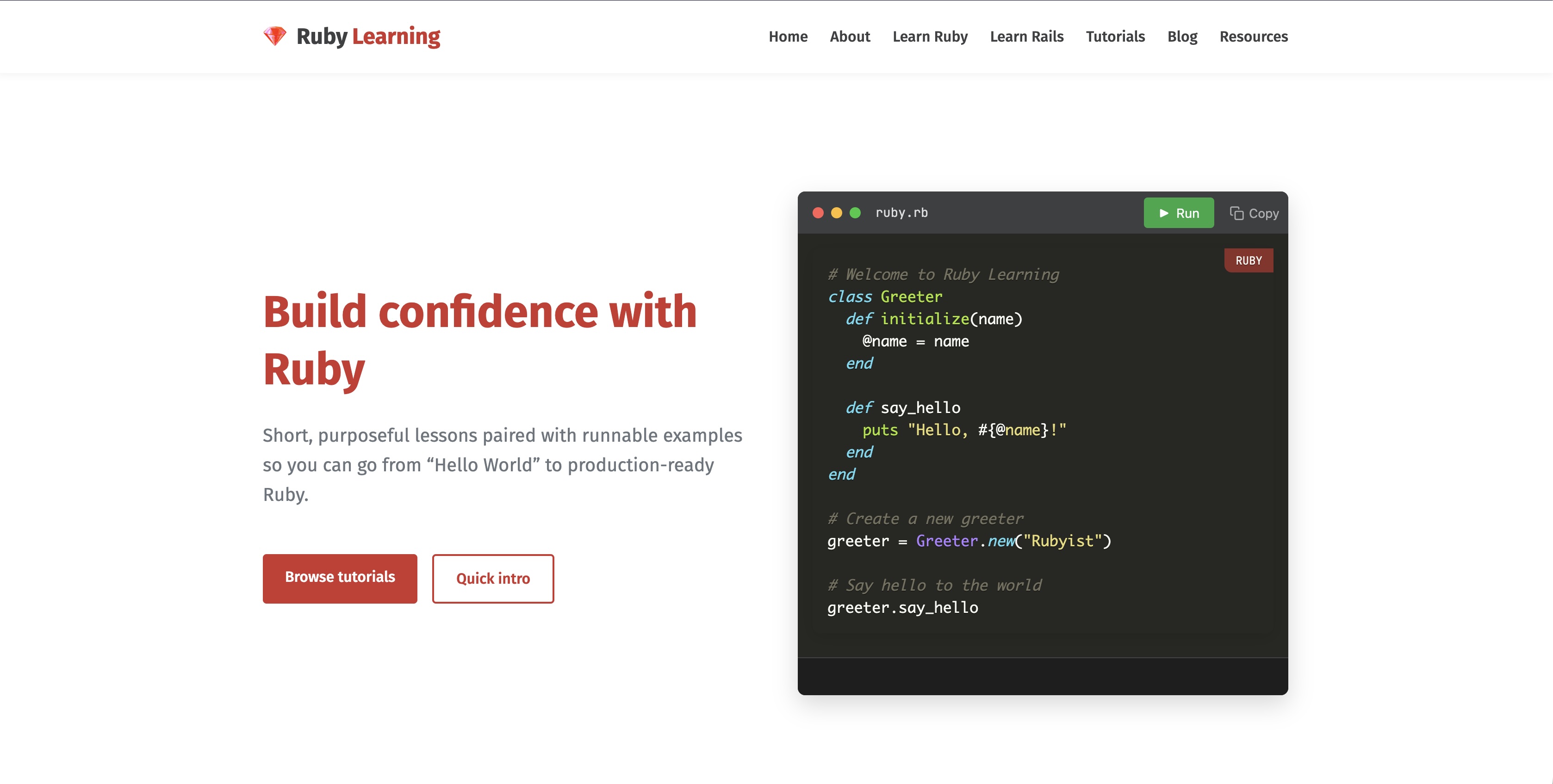 Ruby Learning